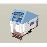 Cheap fiberglass trailer/caravan /RV,camping trailer RV